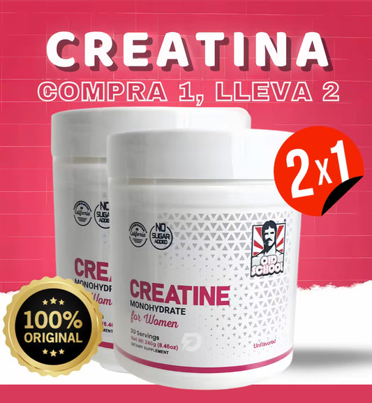 CREATINA MONOHIDRATADA 🎁OFERTA 2X1, MAS GLUTEOS, MAS ENERGIA, MAS BIENESTAR